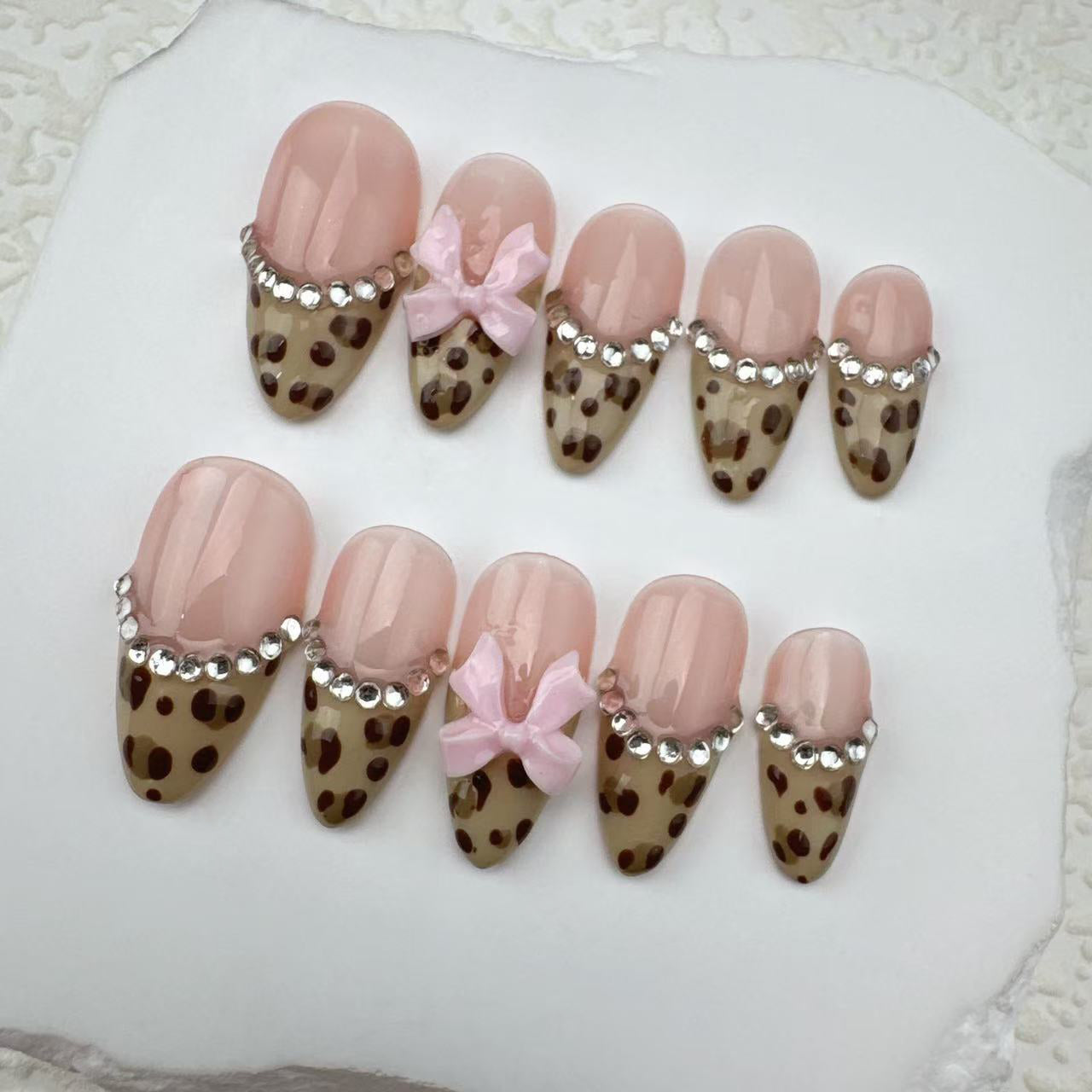 3D nails/custom press on nails/party press on nails/Flakes for nails/Beautiful nails gift/nail art/Long nails/Almond nails