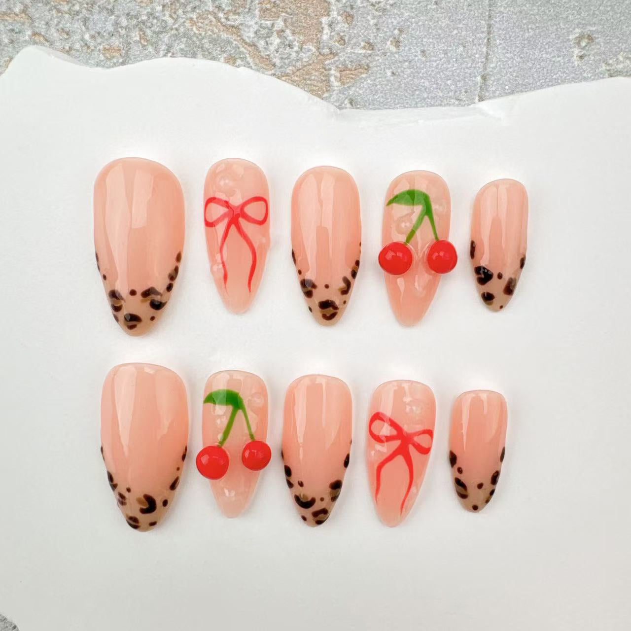 3D Handmade Nails/custom press on nails/party press on nails/Flakes for nails/Beautiful nails gift/nail art/Long nails/Almond nails