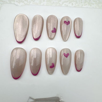 Handmade nails/custom press on nails/party press on nails/Flakes for nails/Beautiful nails gift/nail art/Long nails/Almond nails