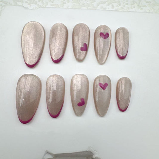 Handmade nails/custom press on nails/party press on nails/Flakes for nails/Beautiful nails gift/nail art/Long nails/Almond nails
