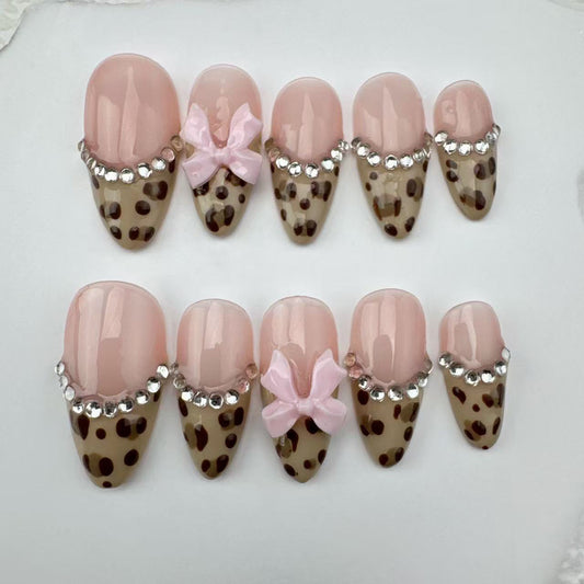 3D nails/custom press on nails/party press on nails/Flakes for nails/Beautiful nails gift/nail art/Long nails/Almond nails