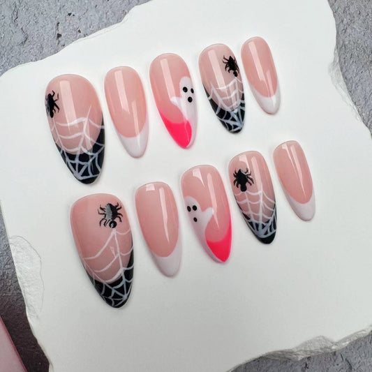 Handmade Nails/custom press on nails/party press on nails/Flakes for nails/wedding nails gift/Japanese nails/Long nails/Almond nails