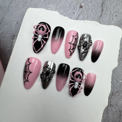 3D Nails/custom press on nails/party press on nails/Flakes for nails/wedding nails gift/Japanese nails/Long nails/Almond nails