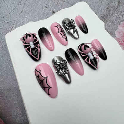 3D Nails/custom press on nails/party press on nails/Flakes for nails/wedding nails gift/Japanese nails/Long nails/Almond nails