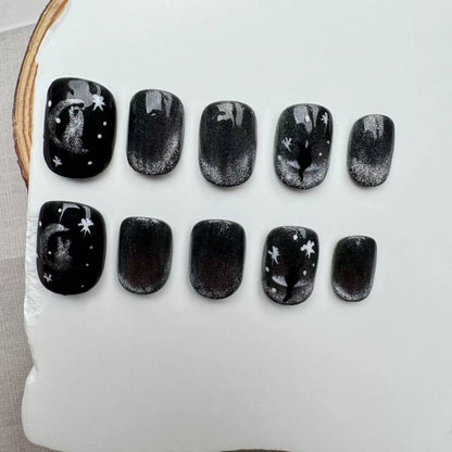 Handmade Nails/custom press on nails/party press on nails/Flakes for nails/wedding nails gift/Japanese nails/Long nails/Almond nails