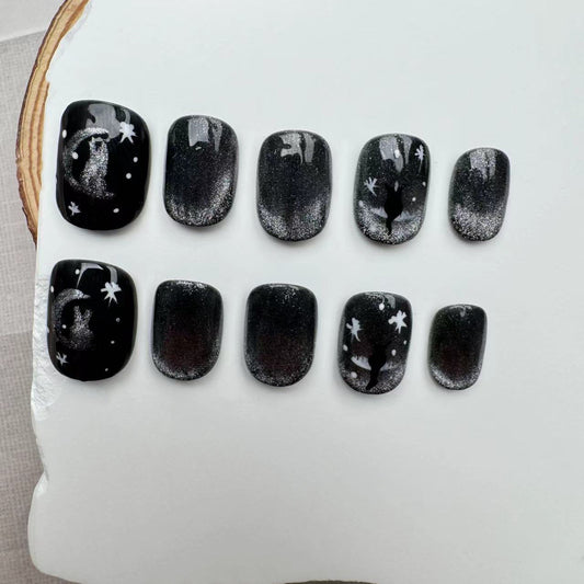Handmade Nails/custom press on nails/party press on nails/Flakes for nails/wedding nails gift/Japanese nails/Long nails/Almond nails