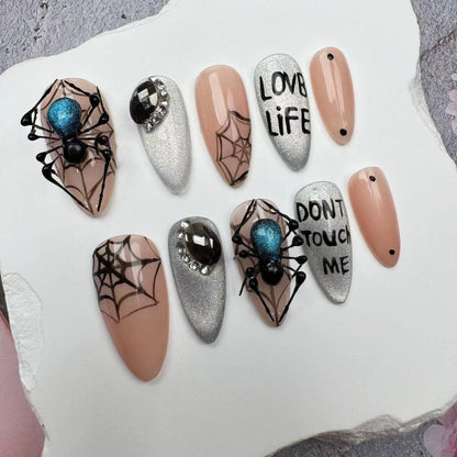 3D Nails/custom press on nails/party press on nails/Flakes for nails/wedding nails gift/Japanese nails/Long nails/Almond nails