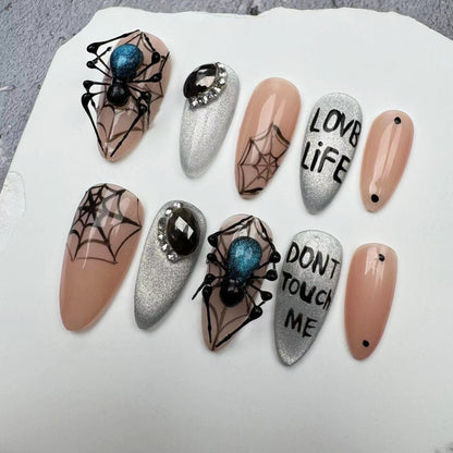 3D Nails/custom press on nails/party press on nails/Flakes for nails/wedding nails gift/Japanese nails/Long nails/Almond nails