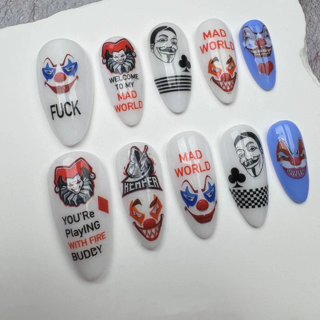 Handmade Nails/custom press on nails/party press on nails/Flakes for nails/wedding nails gift/Japanese nails/Long nails/Almond nails