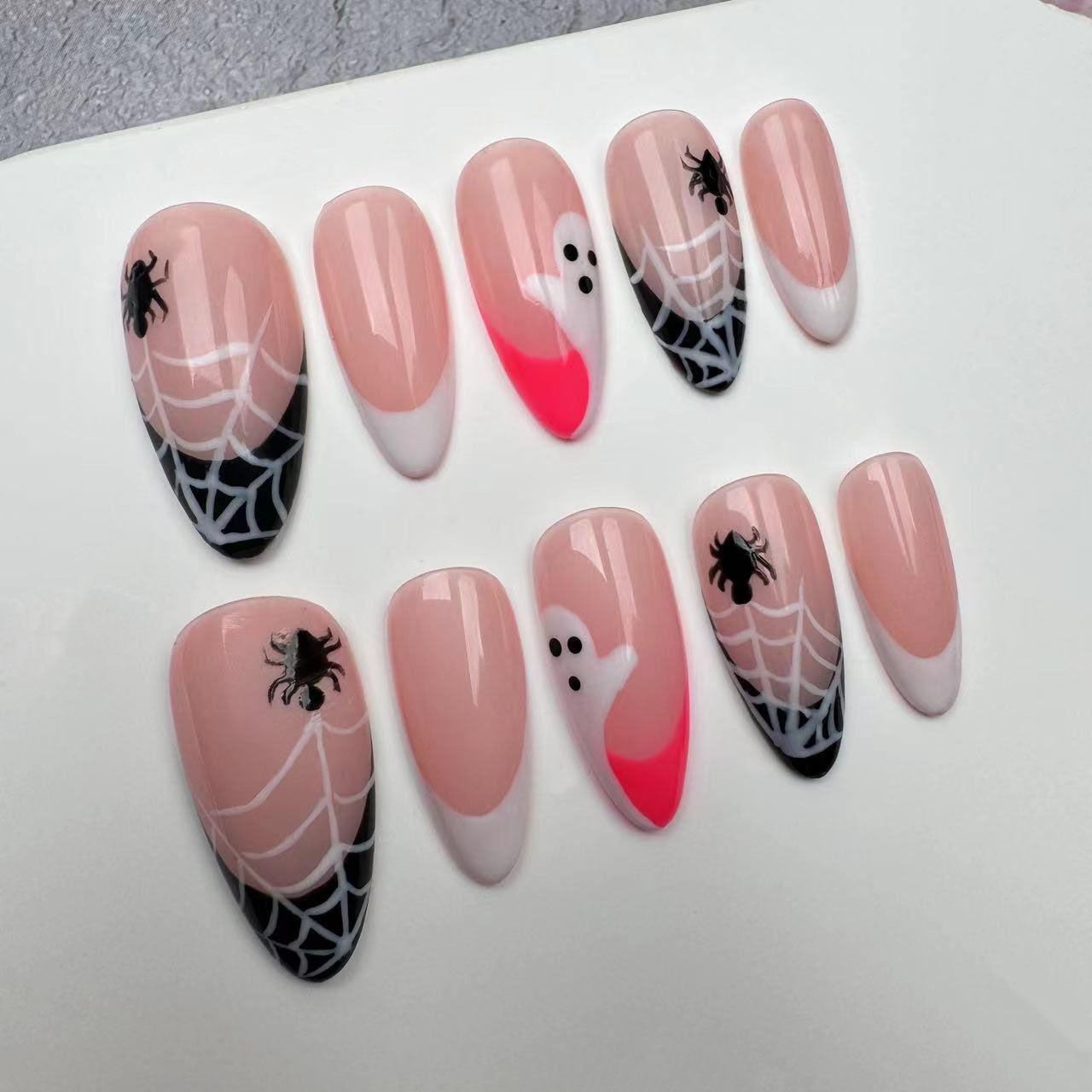 Handmade Nails/custom press on nails/party press on nails/Flakes for nails/wedding nails gift/Japanese nails/Long nails/Almond nails