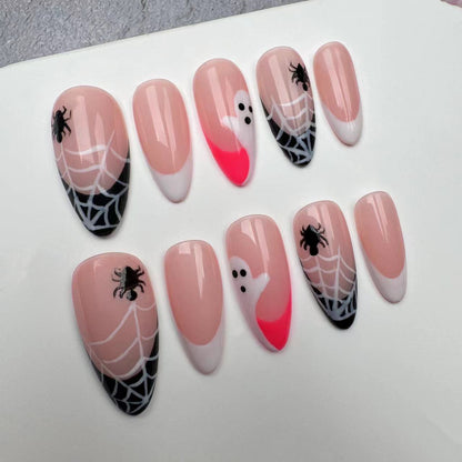 Handmade Nails/custom press on nails/party press on nails/Flakes for nails/wedding nails gift/Japanese nails/Long nails/Almond nails