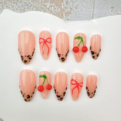 3D Handmade Nails/custom press on nails/party press on nails/Flakes for nails/Beautiful nails gift/nail art/Long nails/Almond nails