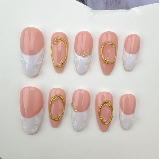 3D Handmade Nails/custom press on nails/party press on nails/Flakes for nails/Beautiful nails gift/nail art/Long nails/Almond nails