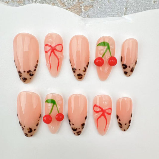 3D Handmade Nails/custom press on nails/party press on nails/Flakes for nails/Beautiful nails gift/nail art/Long nails/Almond nails