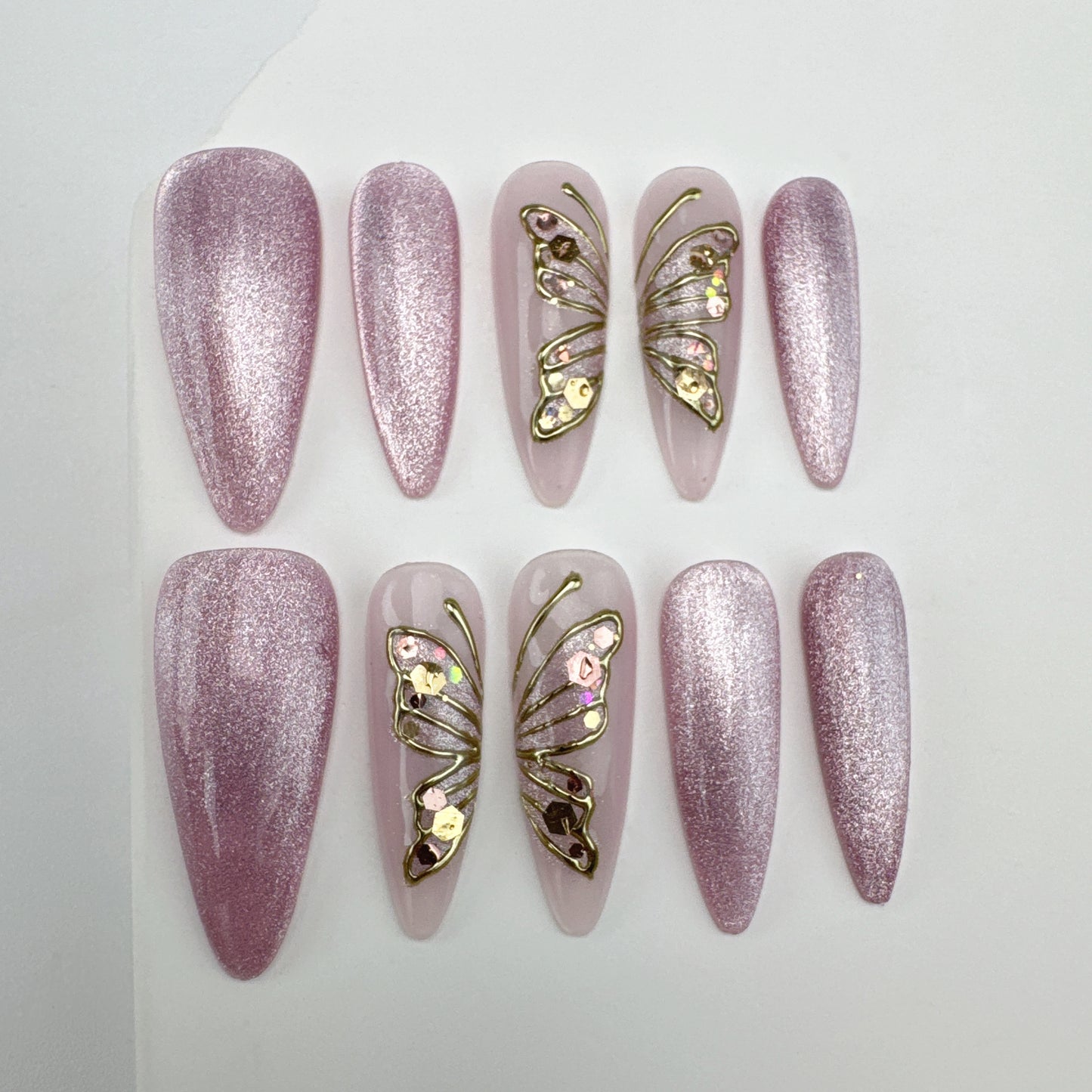 Handmade nails/custom press on nails/party press on nails/Flakes for nails/Beautiful nails gift/nail art/Long nails/Almond nails