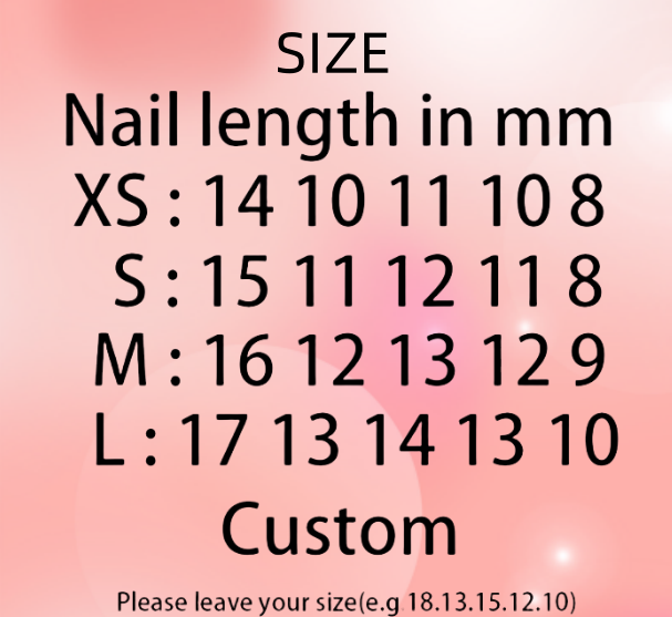 3D cute Nails/custom press on nails/party press on nails/Flakes for nails/wedding nails gift/Japanese nails/Long nails/Almond nails
